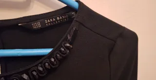 Mono Zara negro pedrería