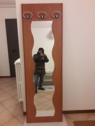 Appendiabiti specchio ondulato