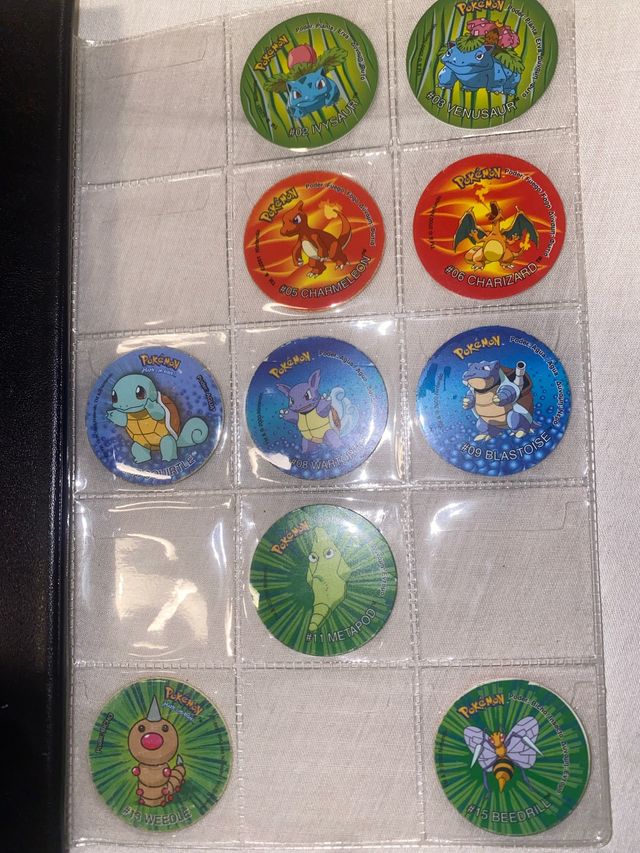 Pokemon Tazos + Álbum