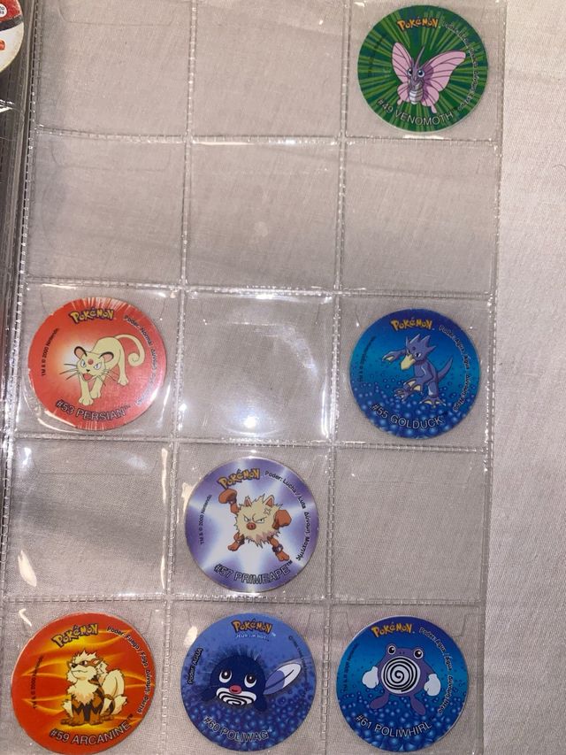 Pokemon Tazos + Álbum