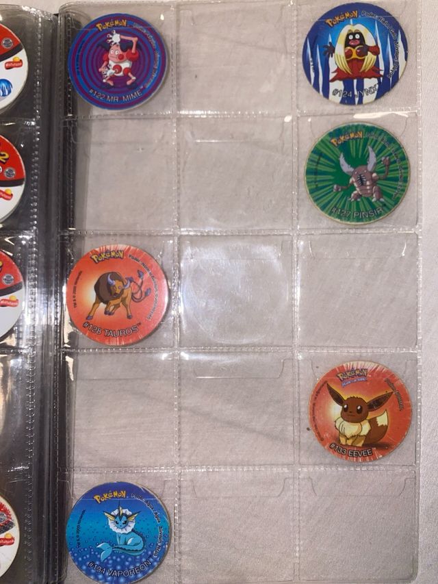 Pokemon Tazos + Álbum