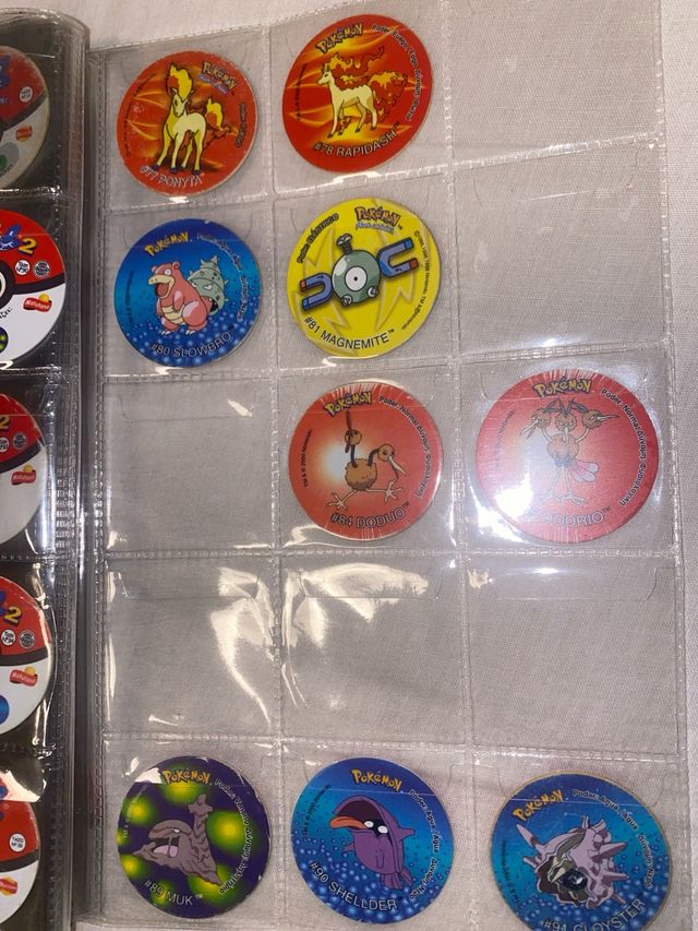 Pokemon Tazos + Álbum