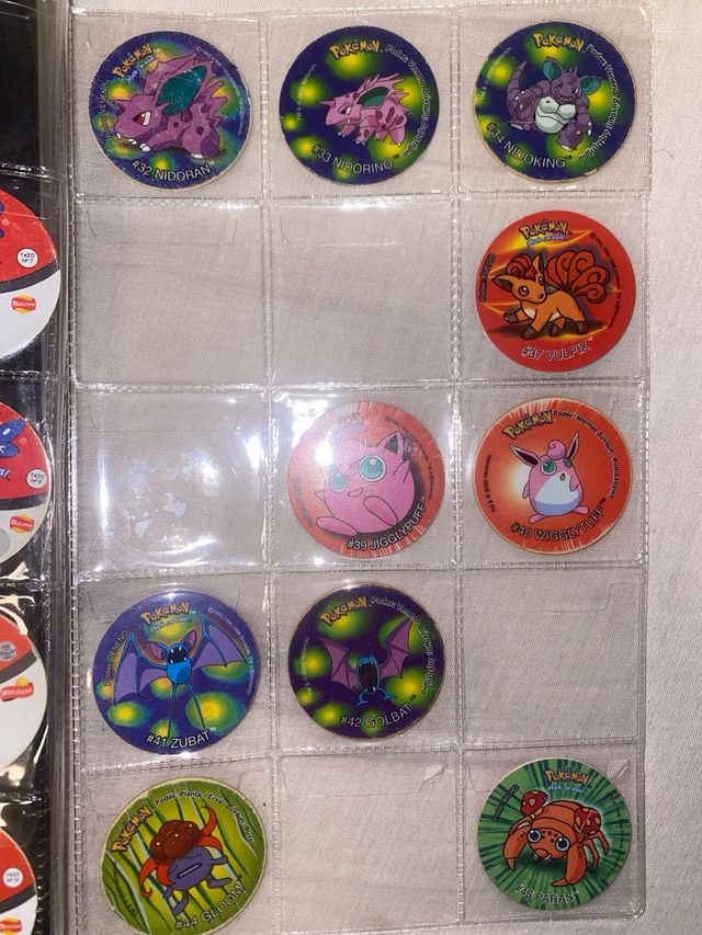 Pokemon Tazos + Álbum