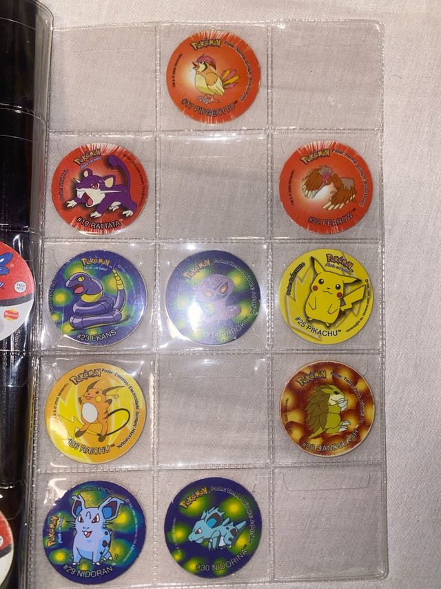 Pokemon Tazos + Álbum