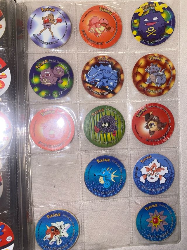 Pokemon Tazos + Álbum