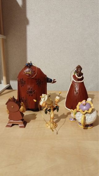 Figuras Disney La Bella y la Bestia