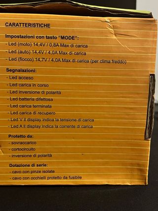 BATTERY CHARGER 12V AUTO MOTO