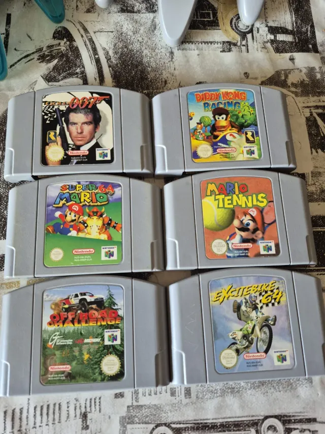 Nintendo 64 Azul + Mandos y Juegos