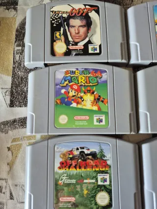 Nintendo 64 Azul + Mandos y Juegos