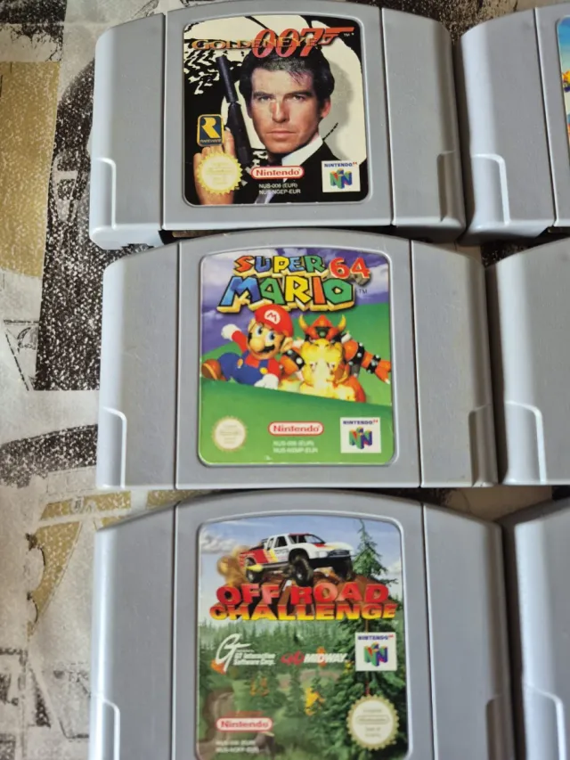 Nintendo 64 Azul + Mandos y Juegos