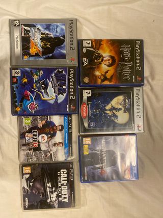Lote Juegos PS2, PS3 y PS4