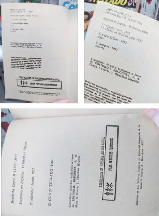 LOTE 3 ANTIGUAS NOVELAS CORIN TELLADO  AÑOS 70/80