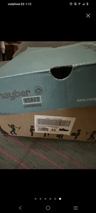 Zapatos Jhayber Seguridad Azul y Negro