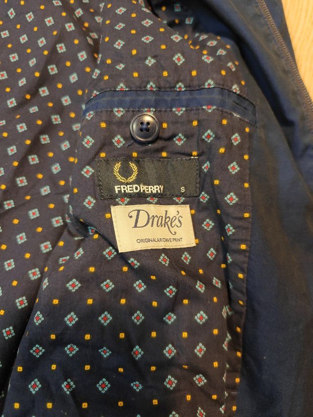 Pieza única: Chaqueta Fred Perry x Drake's - S