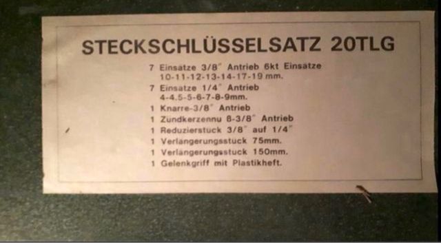 Maletín de herramientas para cambio de ruedas