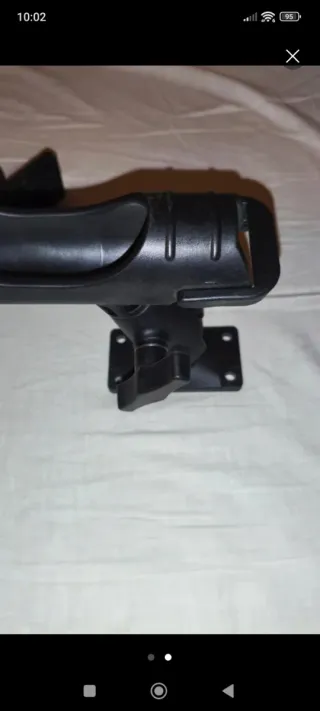 Cañero Portacañas Kayak Pesca Negro