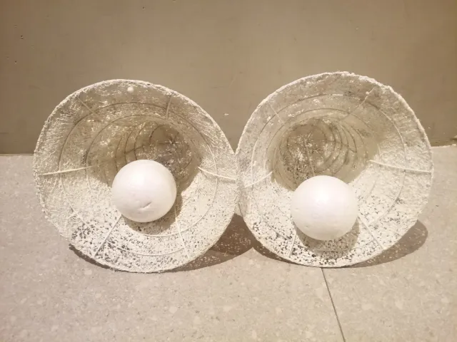 2 Campane Decorative Bianche