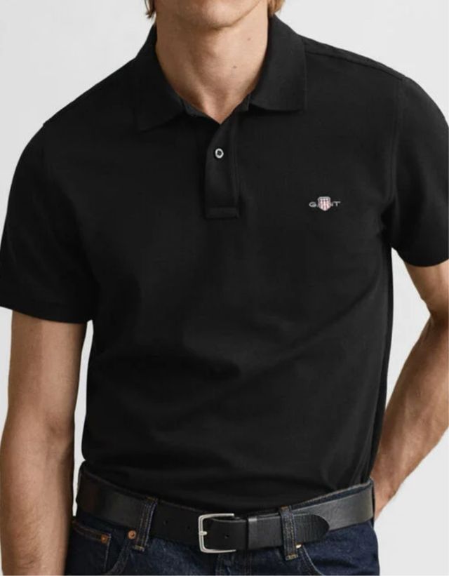 Polo Gant Negro Talla M