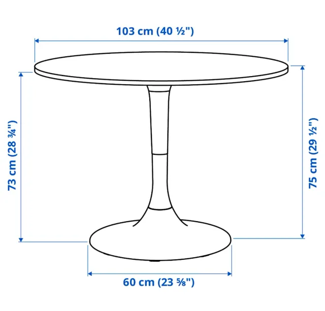 Tavolo Ikea Docksta bianco