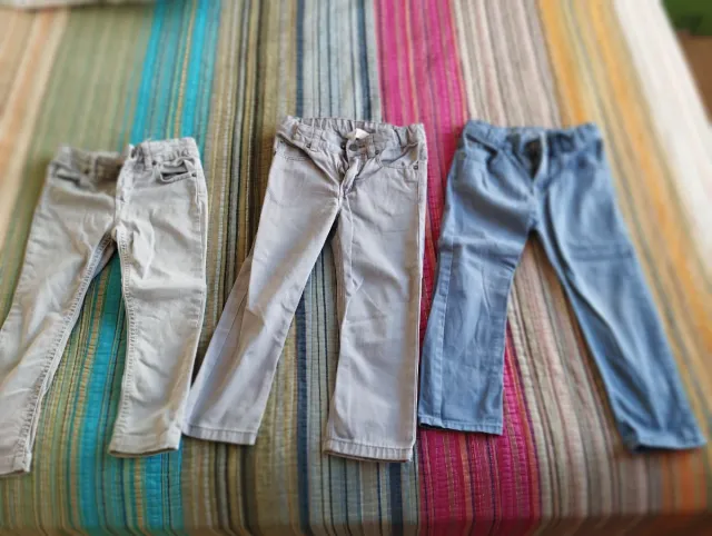 Lote de 4 pantalones 2-3 años 98cm