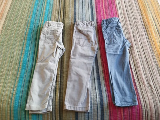 Lote de 4 pantalones 2-3 años 98cm