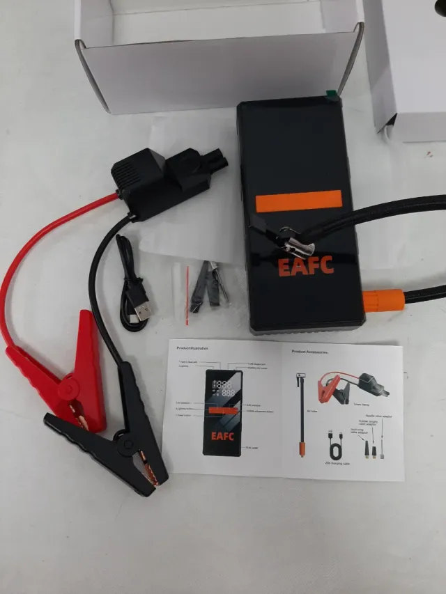 Arrancador Coche/Moto 4 en 1 Potente y Multifunció