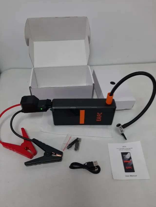 Arrancador Coche/Moto 4 en 1 Potente y Multifunció