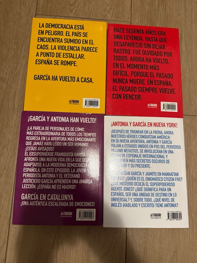 García! astiberri, cómic español B/N. 4 Tomos.