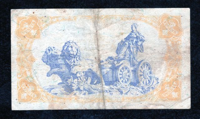 Billete 1 Peseta Española 1937