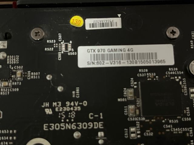 MSI Nvidia GTX 970 Tarjeta Gráfica