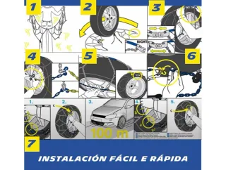 Cadenas Nieve Michelin 7mm N80