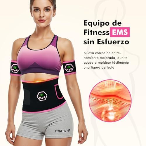 Electroestimulador Muscular EMS - Set Completo
