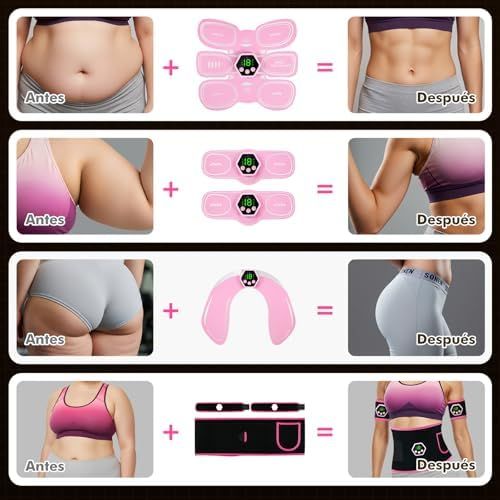 Electroestimulador Muscular EMS - Set Completo