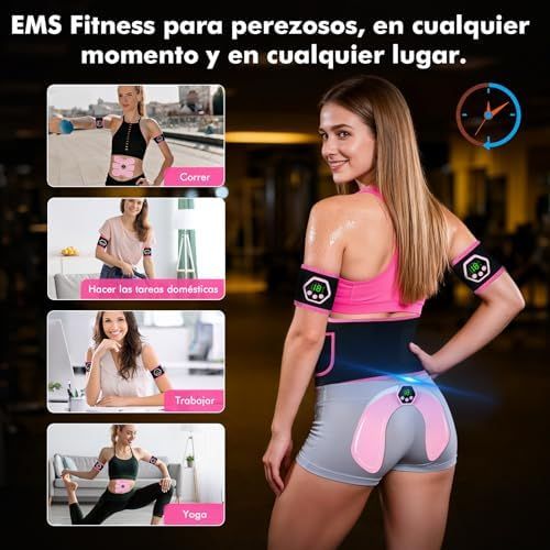 Electroestimulador Muscular EMS - Set Completo