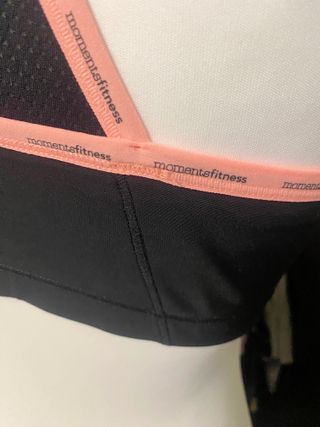 Sujetador Deportivo Fitness Negro