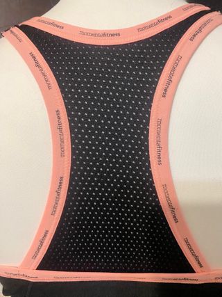 Sujetador Deportivo Fitness Negro
