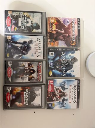 Juegos PS3 y PSP