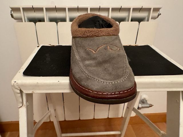 Pantuflas Vidorreta Casa Verde/Beige