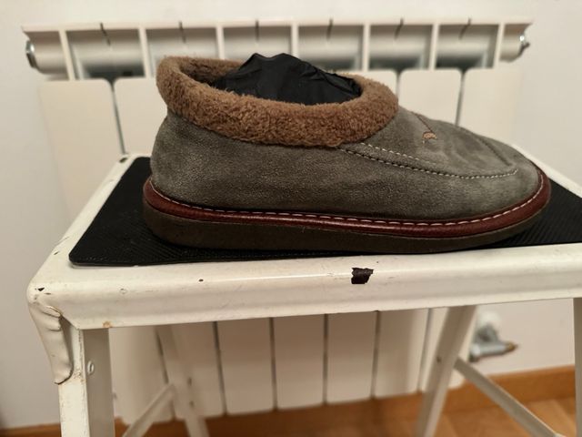 Pantuflas Vidorreta Casa Verde/Beige