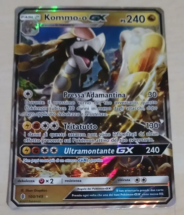 Kommo-o GX 100/145 Carta Pokémon
