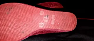 Sandalias Melissa Terciopelo Rojo