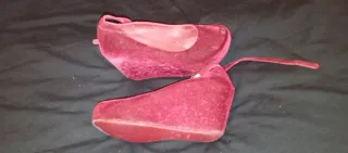 Sandalias Melissa Terciopelo Rojo