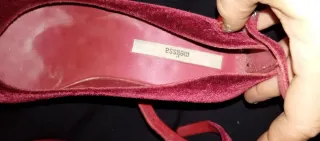 Sandalias Melissa Terciopelo Rojo