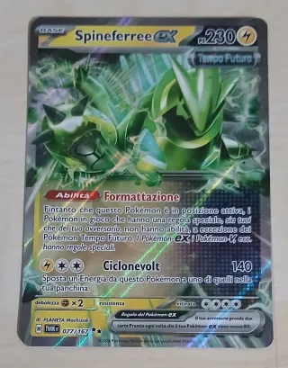 Carta Pokemon Spineferree EX 077/167