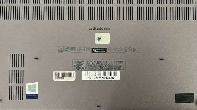 Ordenador Dell Latitude 5510 Gris