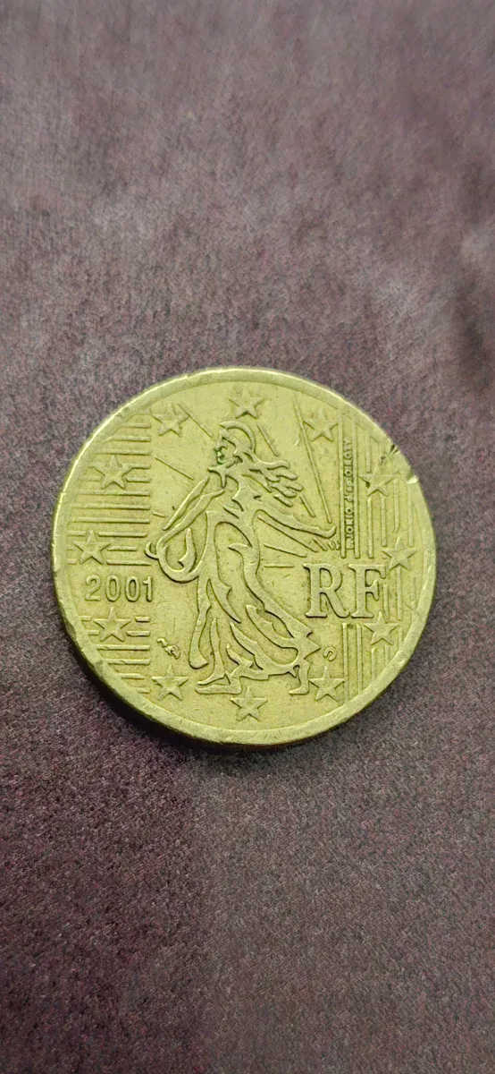 Moneda 50 Céntimos Euro RF 2000