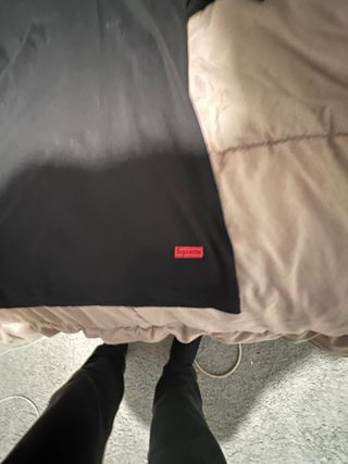 Camiseta negra básica Supreme