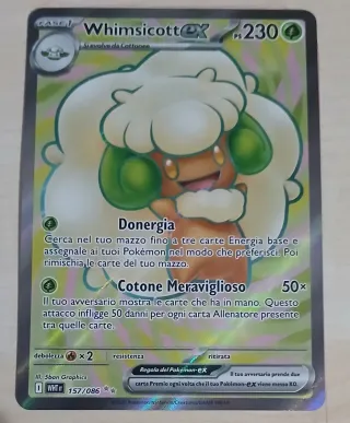 Carta Pokemon Whimsicott-EX 157/086
