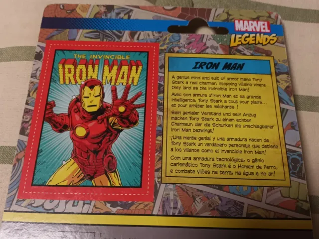 Figura Iron Man Kenner Retro Marvel Legends