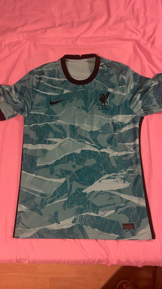 Camisa Liverpool Nike 20/21 Azul